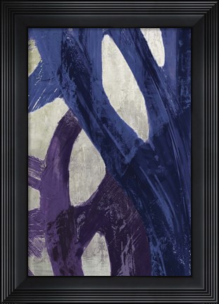 Framed Blue Abstraction II Print