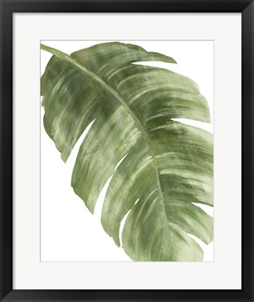 Framed Palm Green II Print