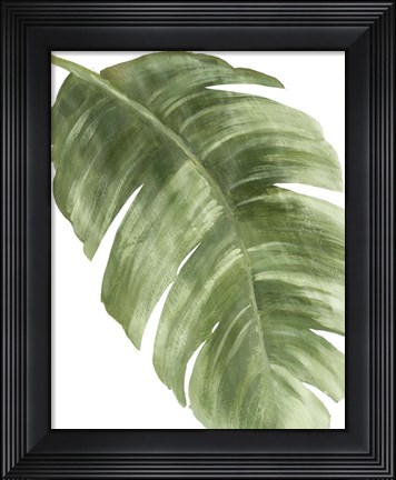 Framed Palm Green II Print