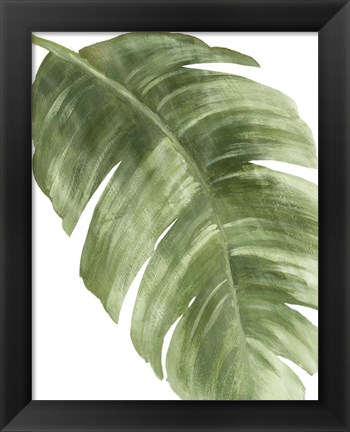 Framed Palm Green II Print