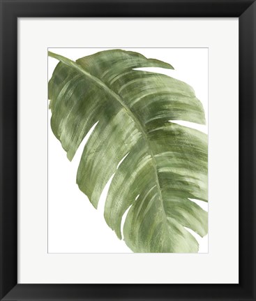 Framed Palm Green II Print