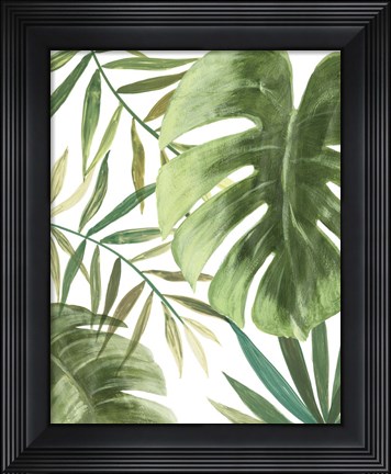 Framed Tropical Mix I Print