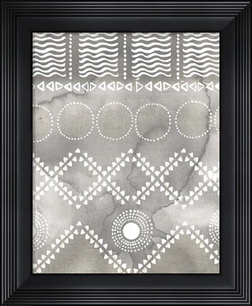 Framed African II Neutral Version Print