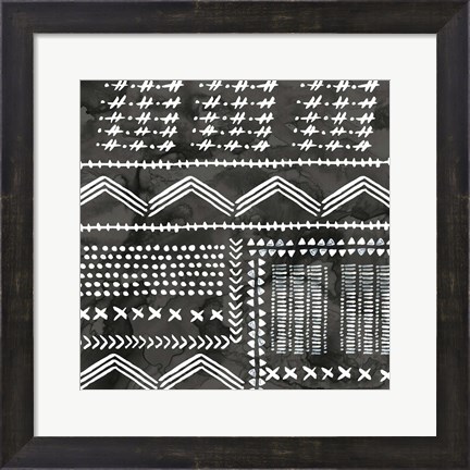 Framed African III Black Version Print