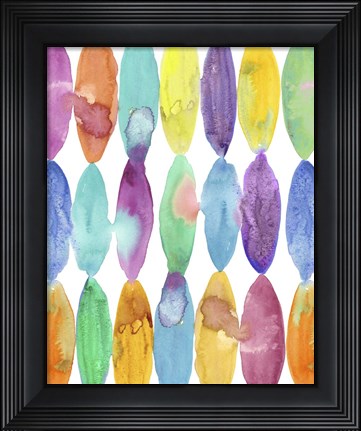 Framed Gold Swirl I Print