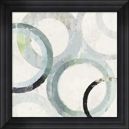 Framed Pale Blues II Print