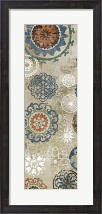 Framed Oriental Pattern III Print