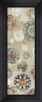 Framed Oriental Pattern VI Print