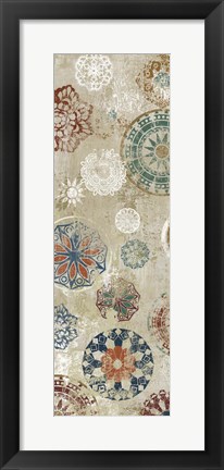 Framed Oriental Pattern VI Print