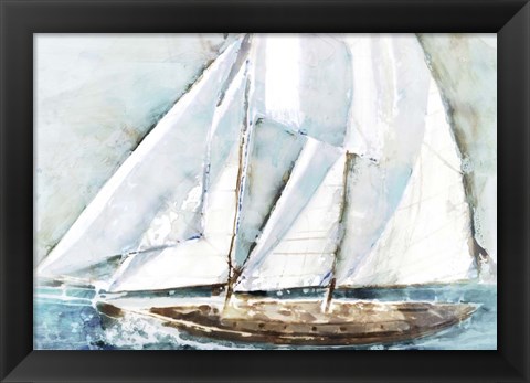 Framed Big Bad Sailboat Print