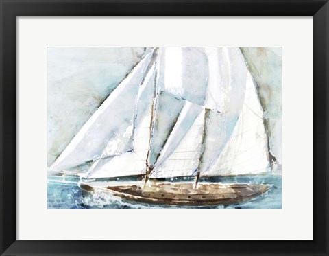 Framed Big Bad Sailboat Print