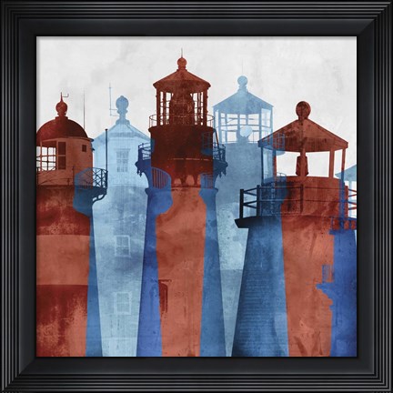 Framed Lighthouse II Print