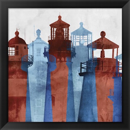 Framed Lighthouse II Print