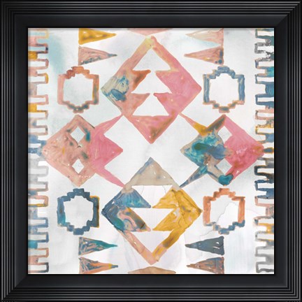 Framed Aztec Impressions II Print