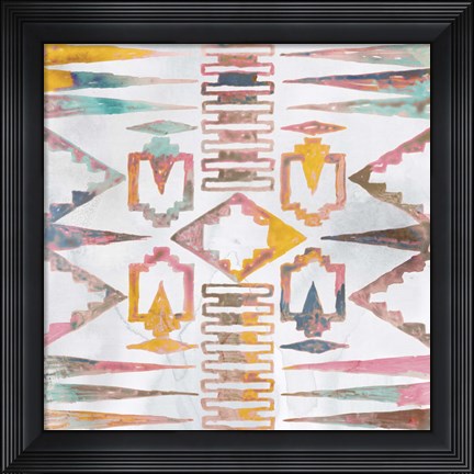 Framed Aztec Impressions III Print