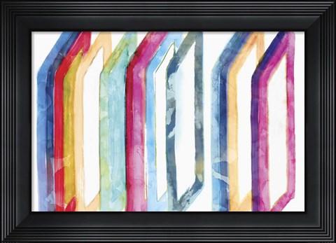 Framed Warm Formations I Print