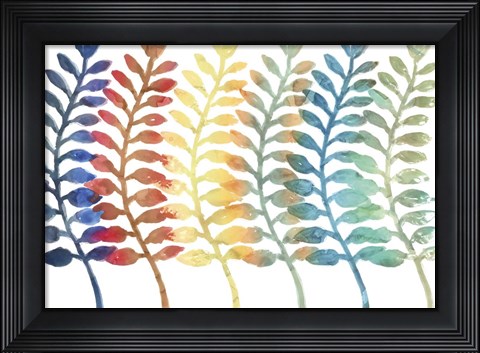 Framed Fresh Ferns Print