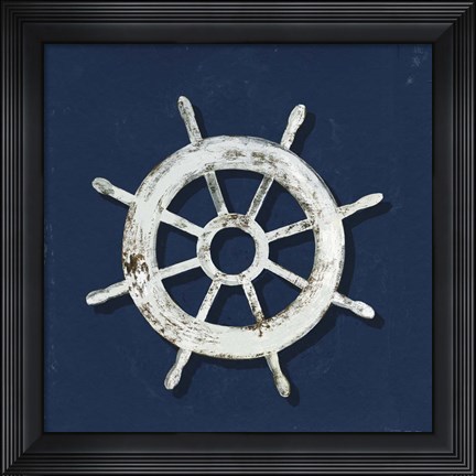 Framed At the Helm Print
