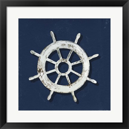 Framed At the Helm Print