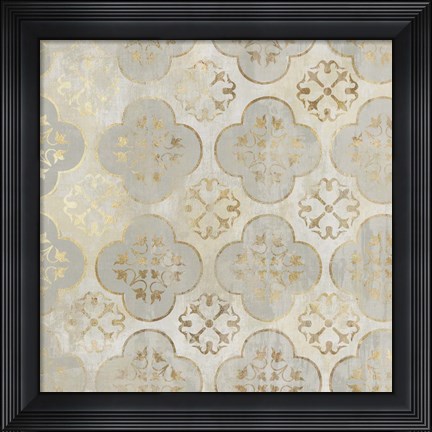 Framed Golden Impressions II Print