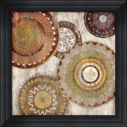 Framed Native Circle I Print