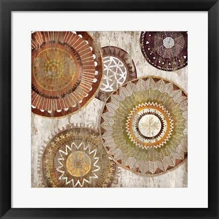 Framed Native Circle I Print