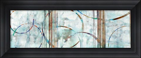 Framed Seafoam Panoramic Print