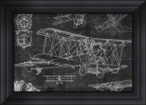 Framed Vintage Aviation II Print