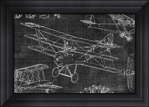 Framed Vintage Aviation III Print