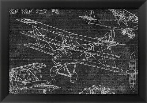 Framed Vintage Aviation III Print