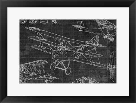 Framed Vintage Aviation III Print