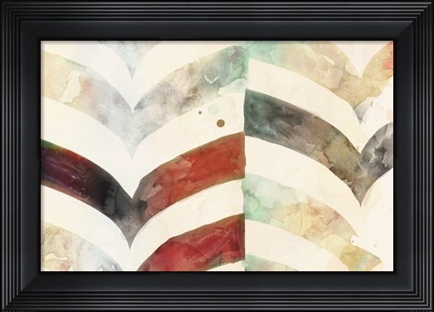 Framed Chevron Evening Print