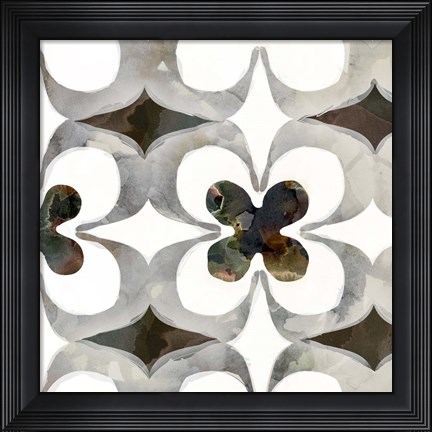 Framed Grey Street II Print