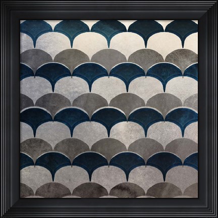 Framed Silver Sparkle Print