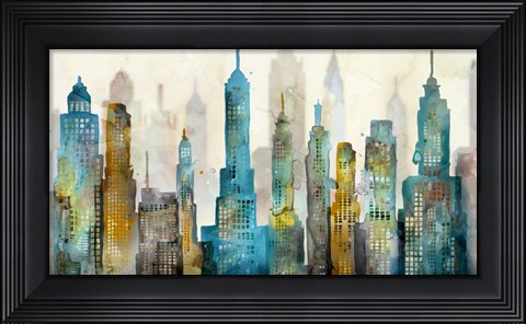 Framed City Sky Print