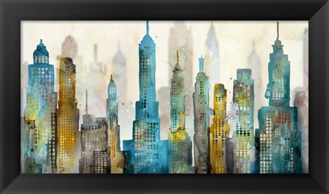 Framed City Sky Print