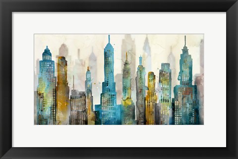 Framed City Sky Print