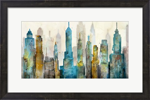 Framed City Sky Print