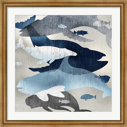 Framed Whale Watching II Print