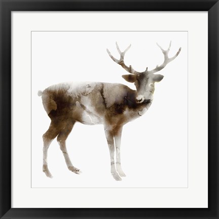 Framed Stag Print