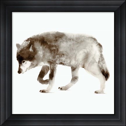 Framed Wolf Print
