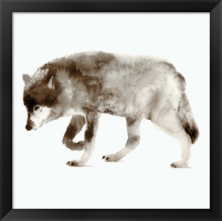 Framed Wolf Print