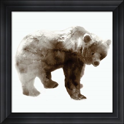Framed Bear Print