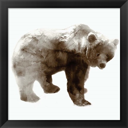 Framed Bear Print