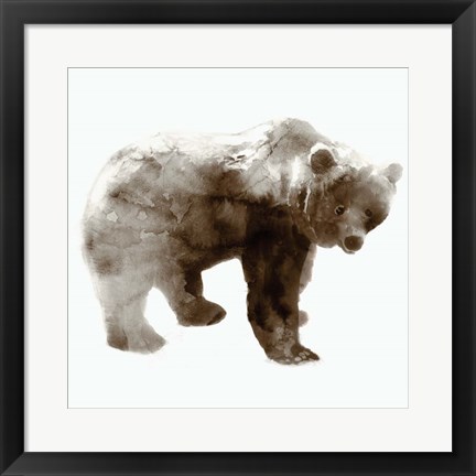 Framed Bear Print