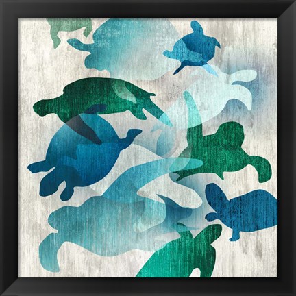 Framed Leatherback I Print