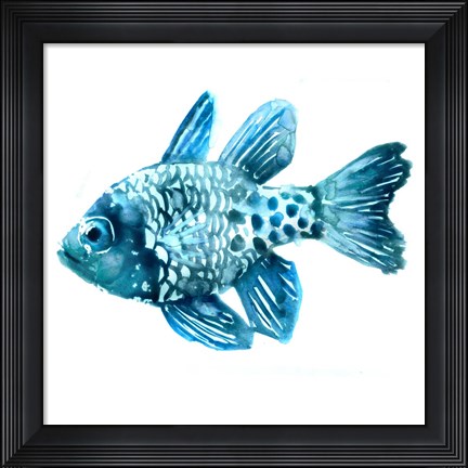 Framed Fish II Print