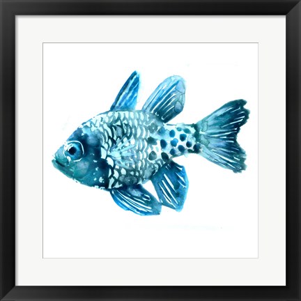 Framed Fish II Print