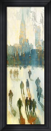 Framed NY Shadows III Print