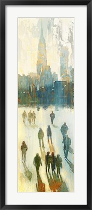 Framed NY Shadows III Print